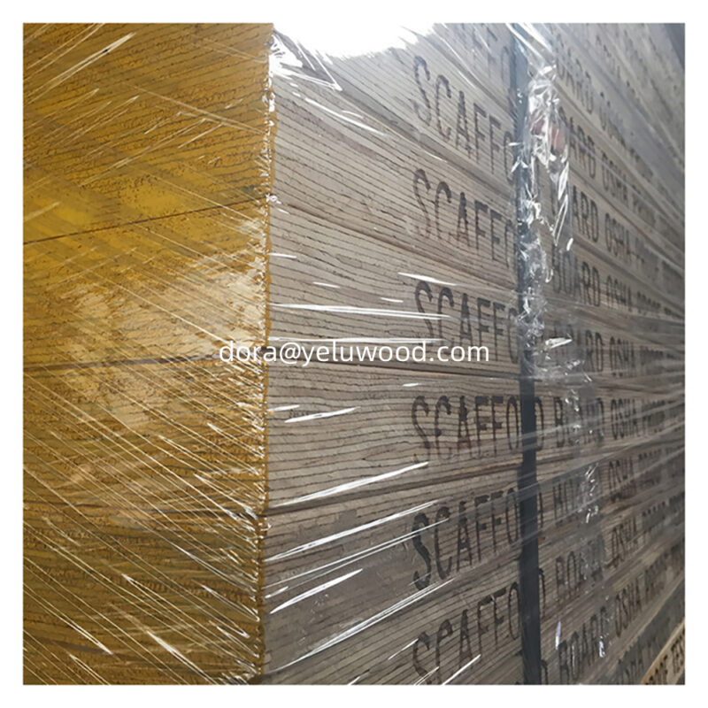 China Factory High-Strength LVL Scaffold Board, Poplar 90x45mm, Construction Grade